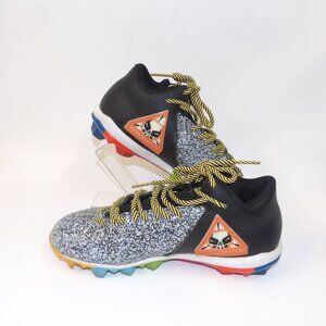 Adidas Freak MD Black Multi Color Football Cleats - Youth Size 6
